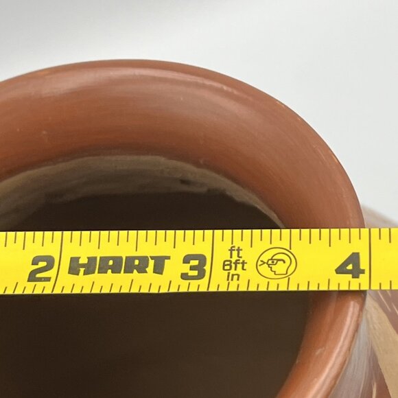 Mata Ortiz Mexican Large Vase Red Pottery Artist Signed Marisela Torres Lizards - Picture 7 of 8